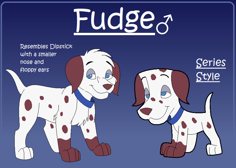 Fudge Reference Sheet by Mizan, 101_dalmatians, character, dog, fancharacter, puppy, reference_sheet, third_gen