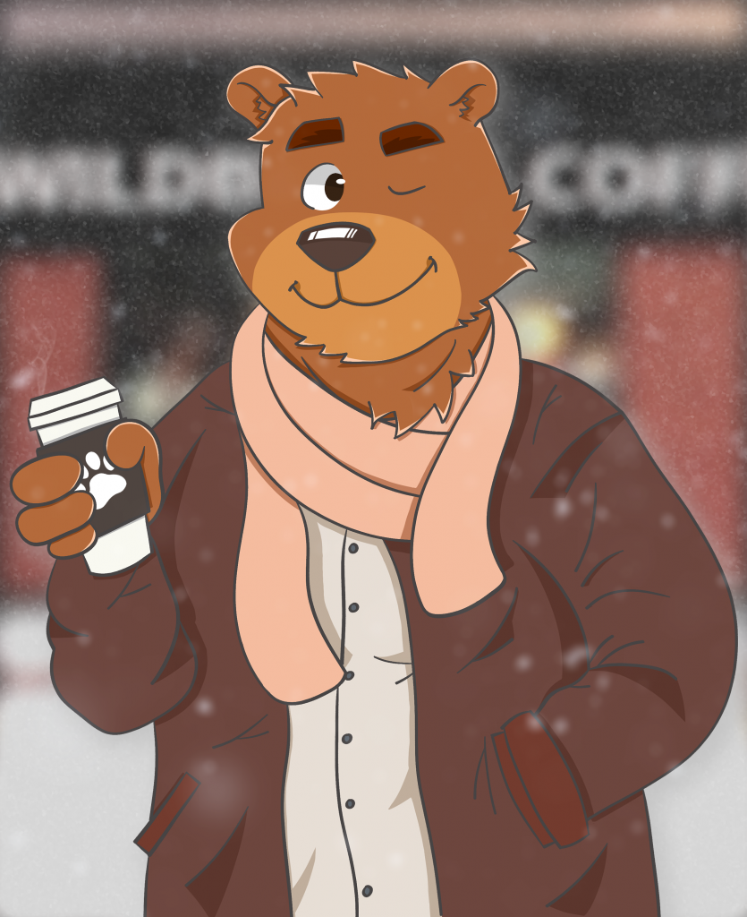 Wildbucks Coffee by Rominwolf, 熊, bear