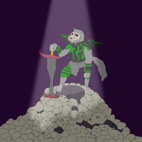 Zax, ruler of the skulls by Dragonmemo