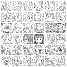 二值笔小头像×16