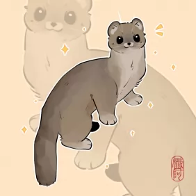 黄鼬 by 纤阿