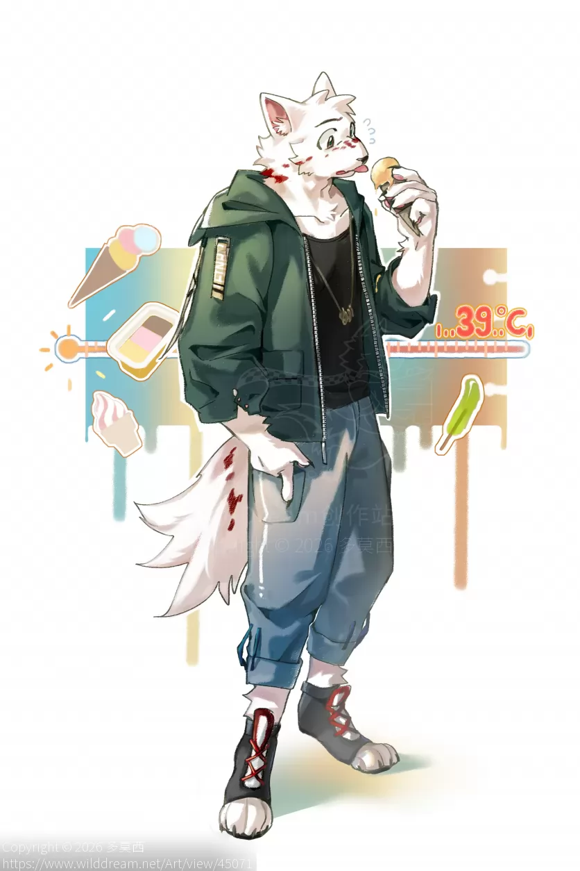 夏日烦恼 by 多莫西, 狗