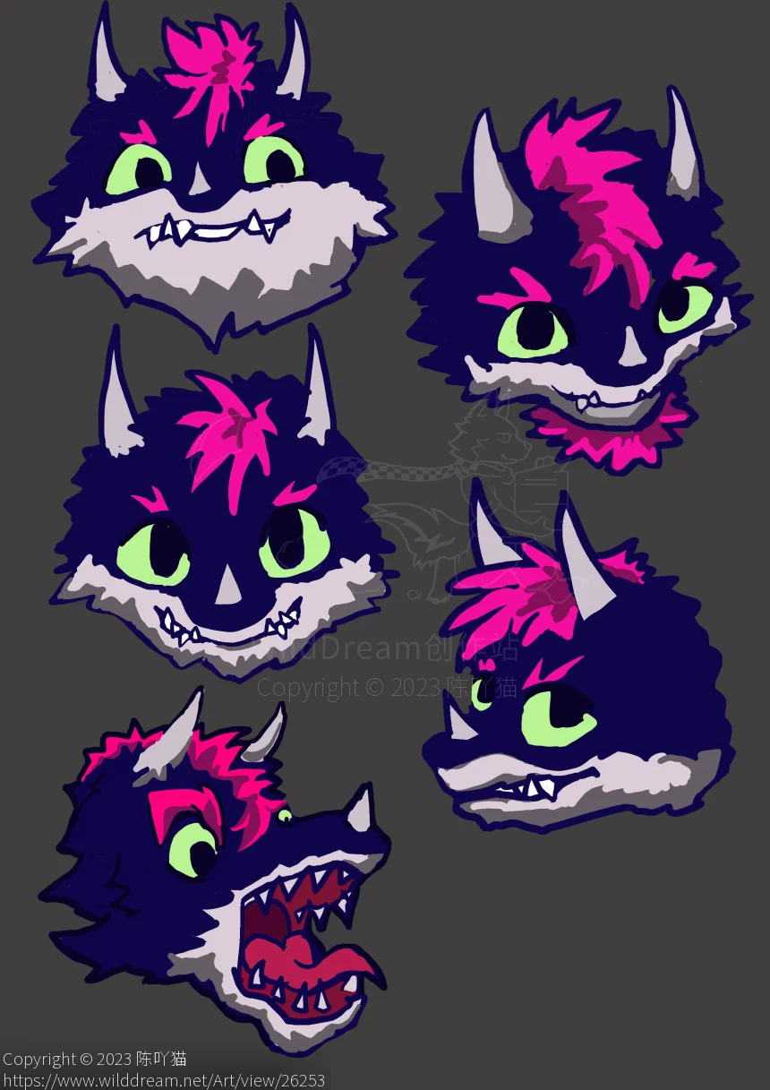 daleso emoji by 陈吖猫, 恐龙, oc