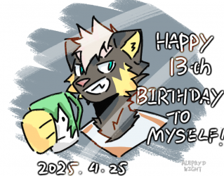 祝我生日快乐！！ by AleprydNight