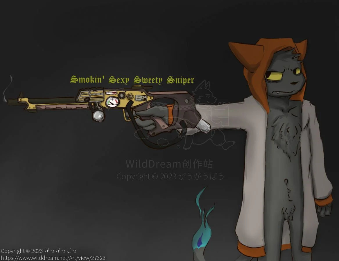 steampunk by がうがうばう, steampunk, furry, black cat