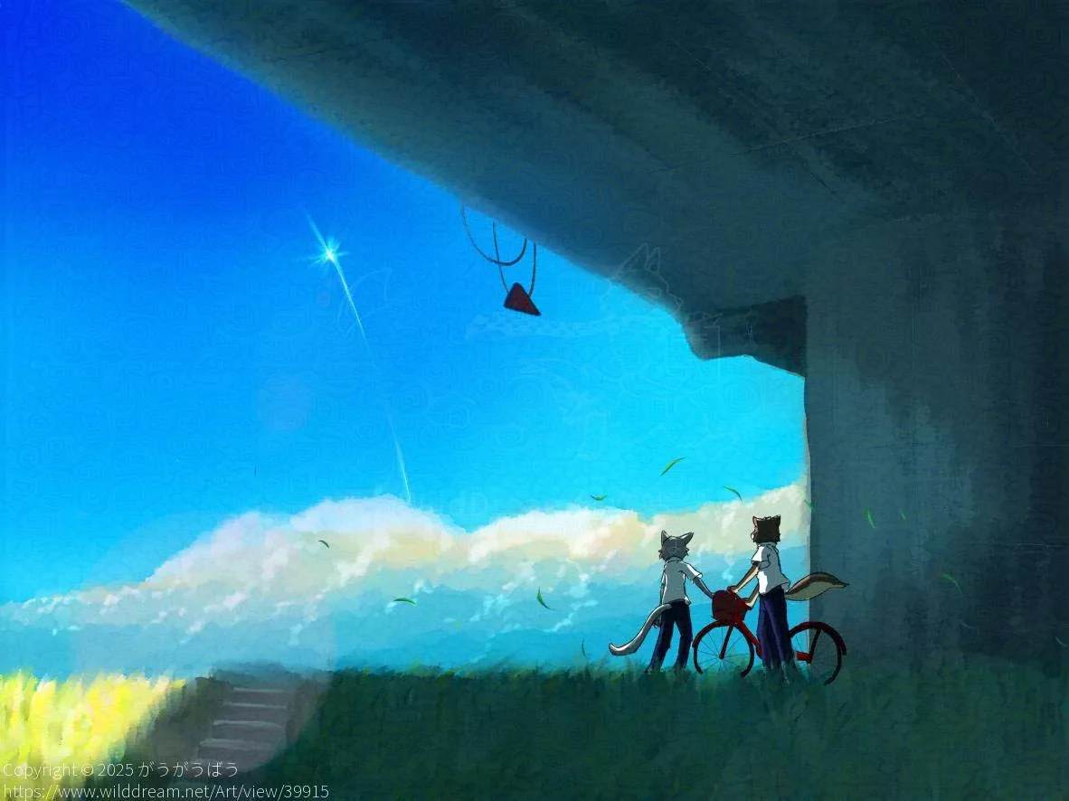 Teens believe in someday — and that's enough to grow. by がうがうばう, cat, dog, furry