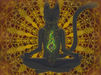 Mandala Cat by がうがうばう