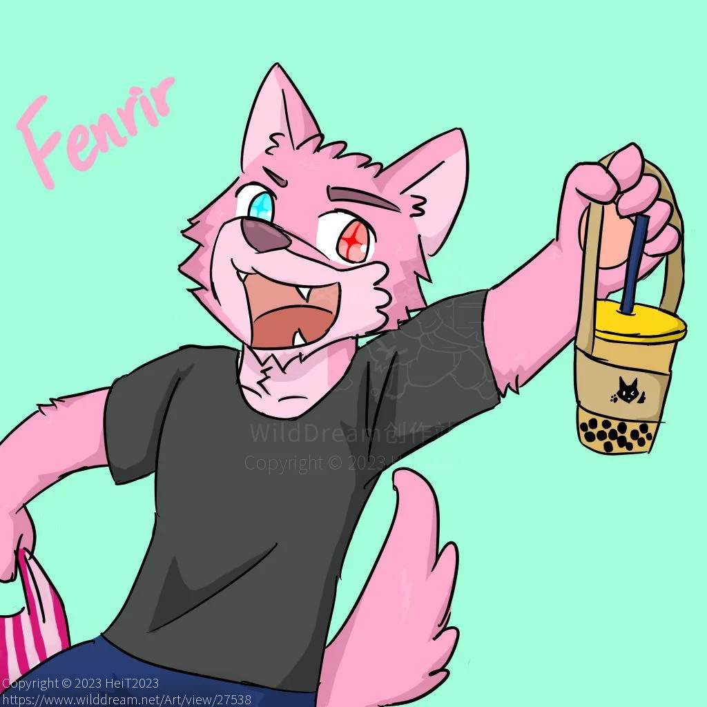 Fenrir by HeiT2023, Furry, 狼