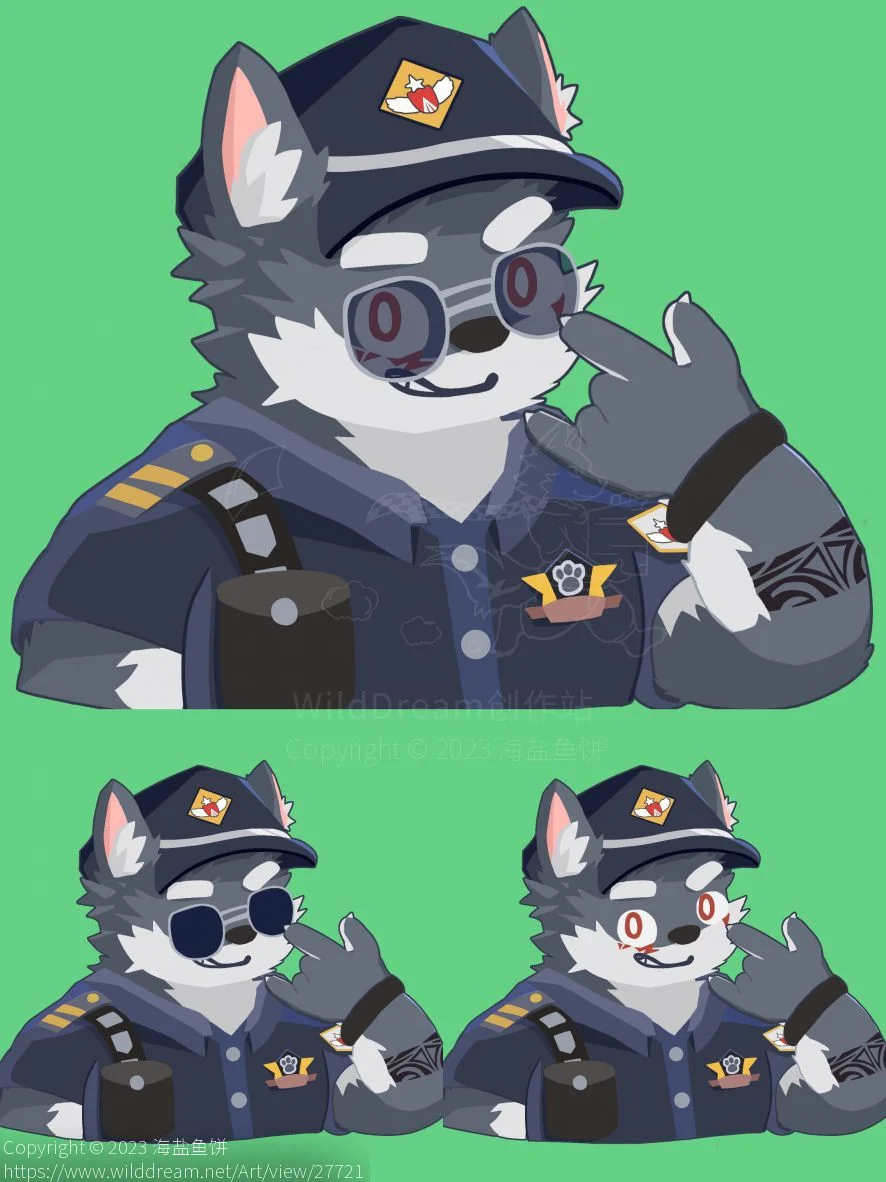 Police poses [委托No.24] by 海盐鱼饼