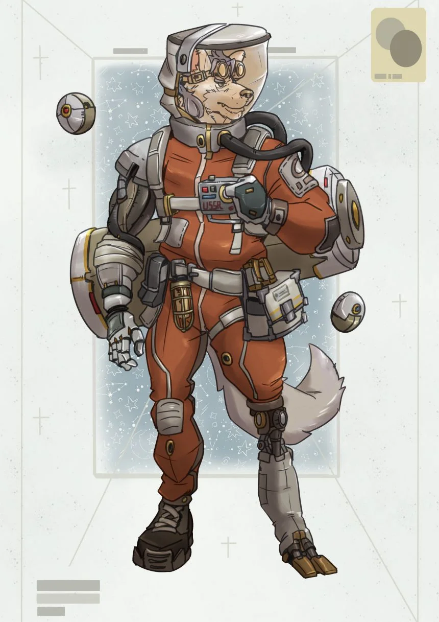宇航员Mike by 马赛克不可用