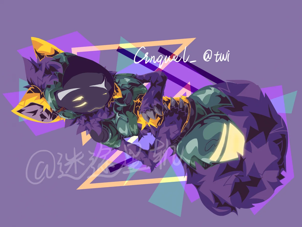 画画oc by 迷途星轨, oc, protogen