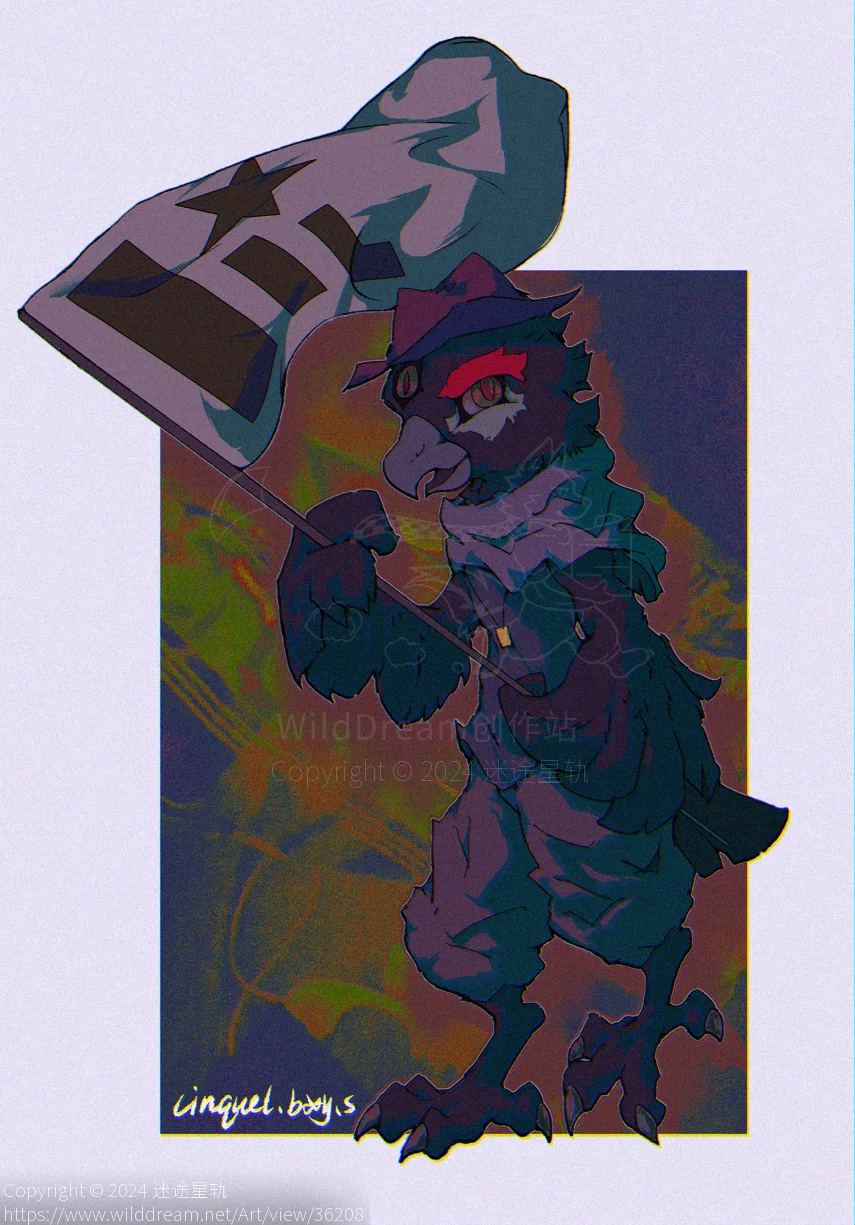 是自家哦擦乱画 by 迷途星轨, 鸟