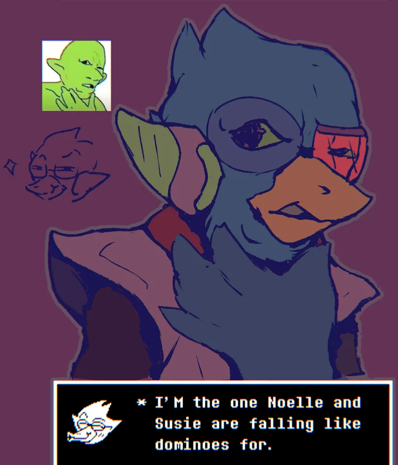 画个炫压抑鸟 by 迷途星轨, Birdly, Deltarune, 三角符文
