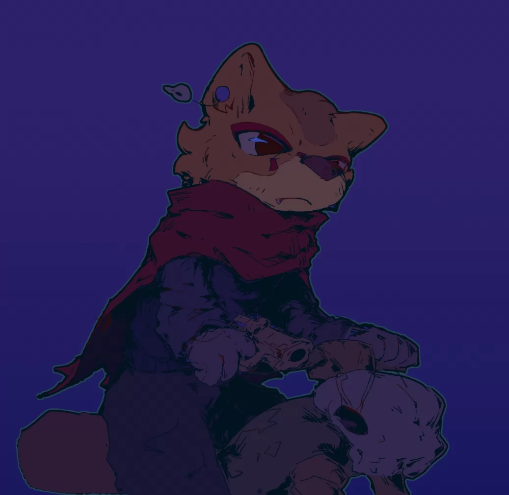刚玩完莱卡画的 by 迷途星轨, Laika: Aged through Blood, 莱卡