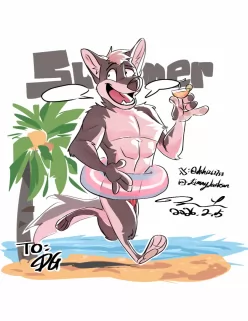A gifted picture for Doger