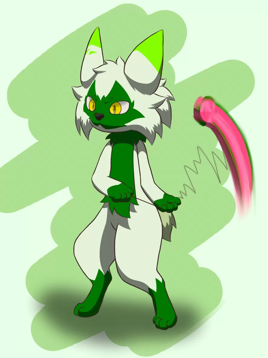 叶率（lv） by KyShan, pokemon, Furry, floragato