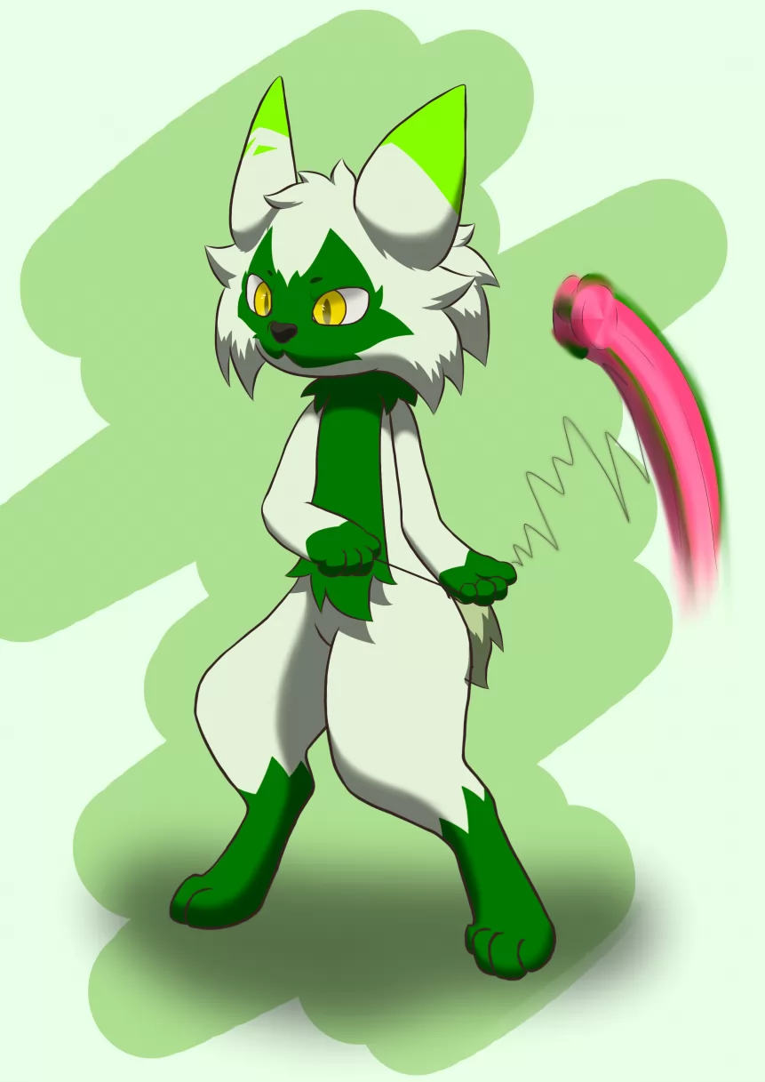 叶率（lv） by KyShan, pokemon, Furry, floragato