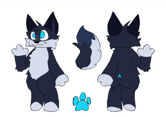 Cobalt anthro ref sheet by CryptidArtz