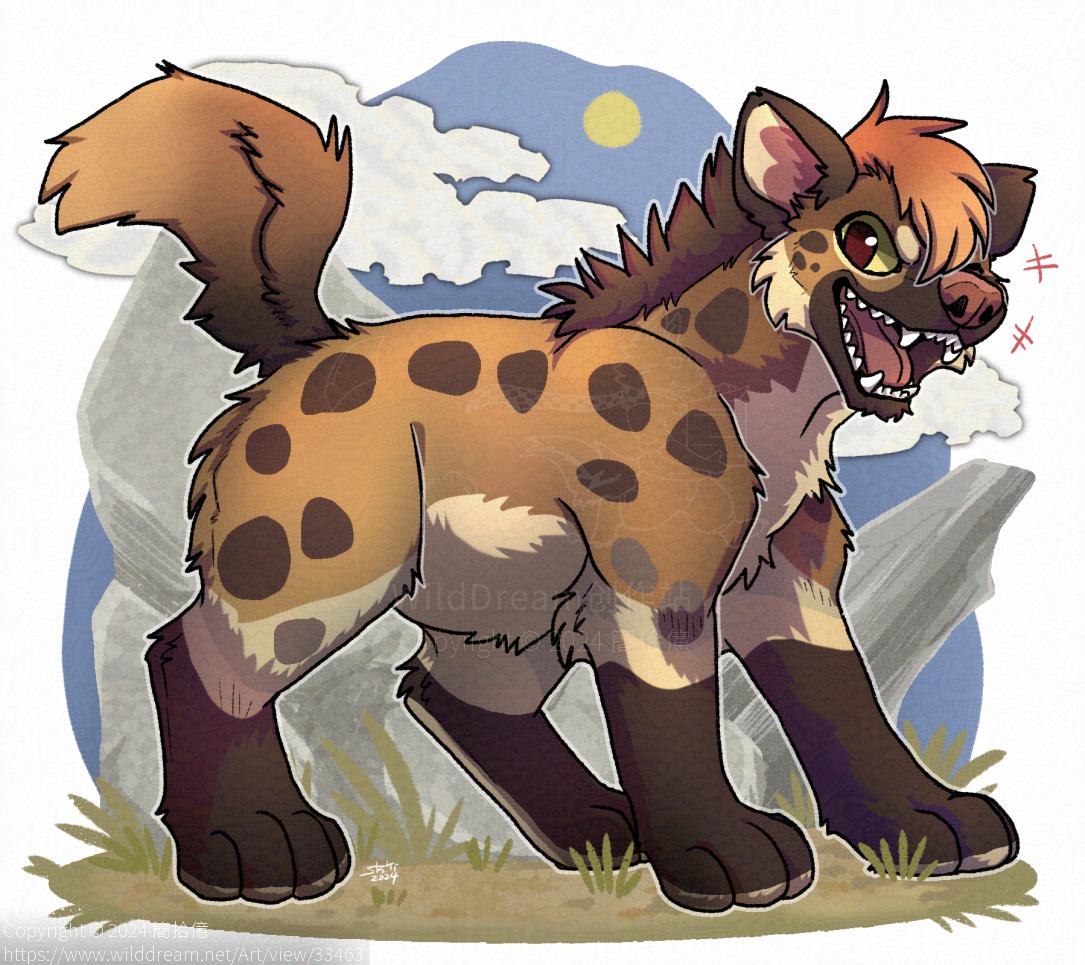 [Artfight2024]Jericho by 簡拾億, Artfight, 純獸, 鬣狗