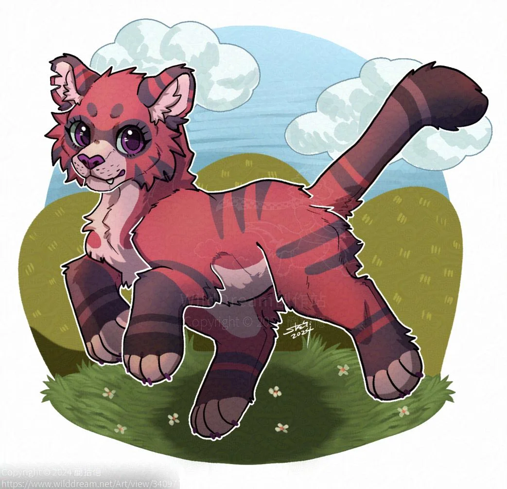 [Artfight2024]Sadie by 簡拾億, Artfight, 純獸, 大貓