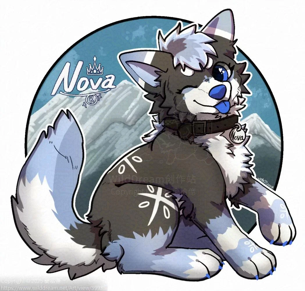 [Artfight2024]Nova by 簡拾億, Artfight, 狗, 純獸