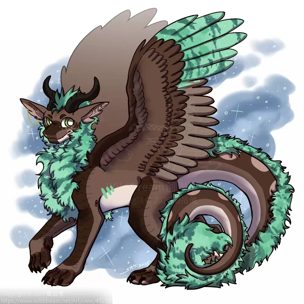 [Artfight2025]river by 簡拾億, Artfight, 純獸, 龍