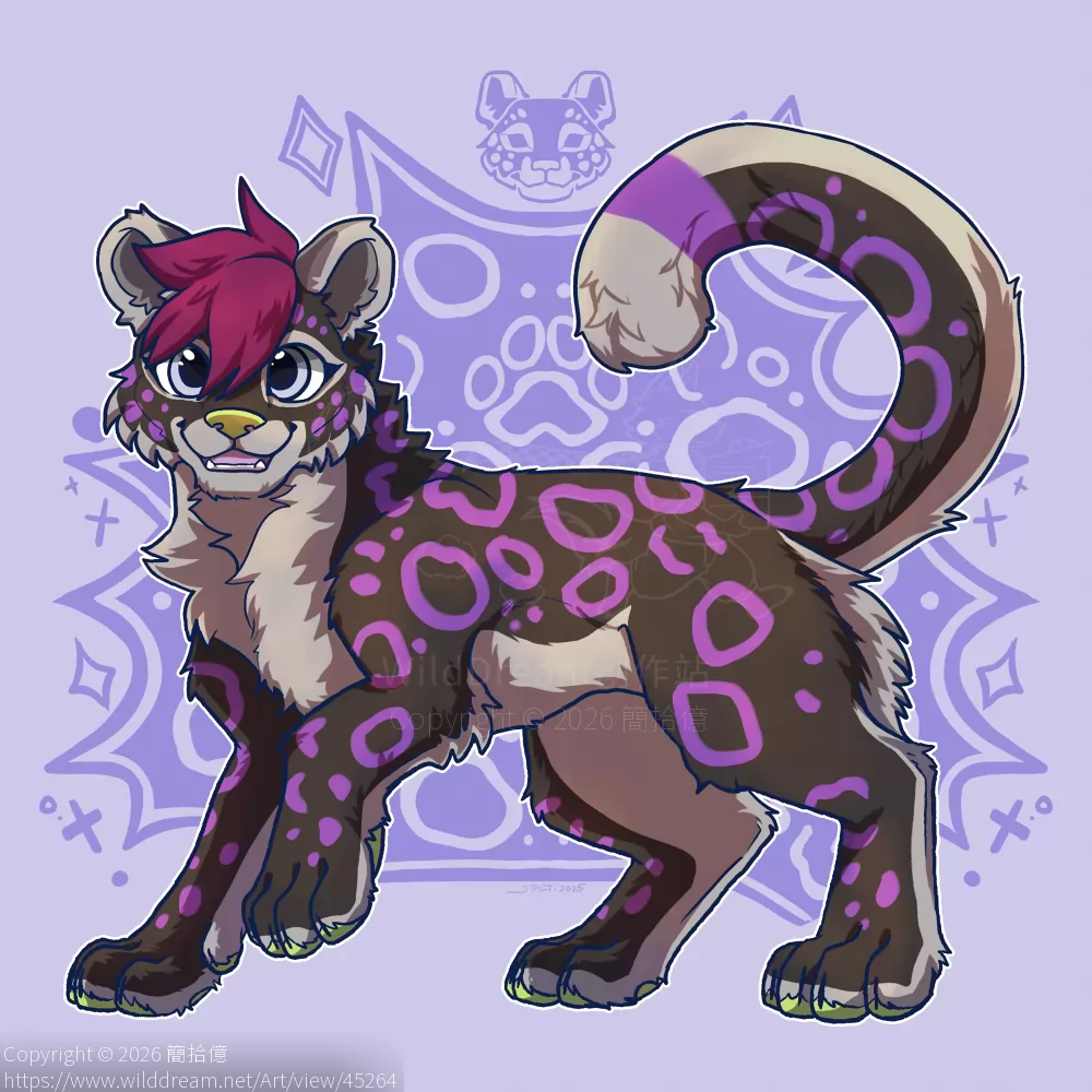 [Artfight2025]Loomi by 簡拾億, Artfight, 大貓, 純獸, 豹, 貓
