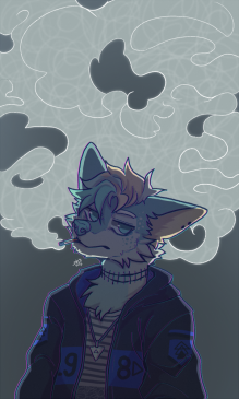 [Artfight2023]Blues by 簡拾億