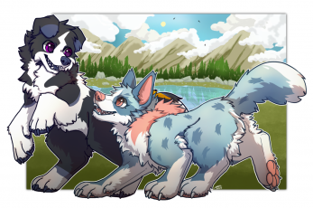 [Artfight2024]Baily&Mulin by 簡拾億