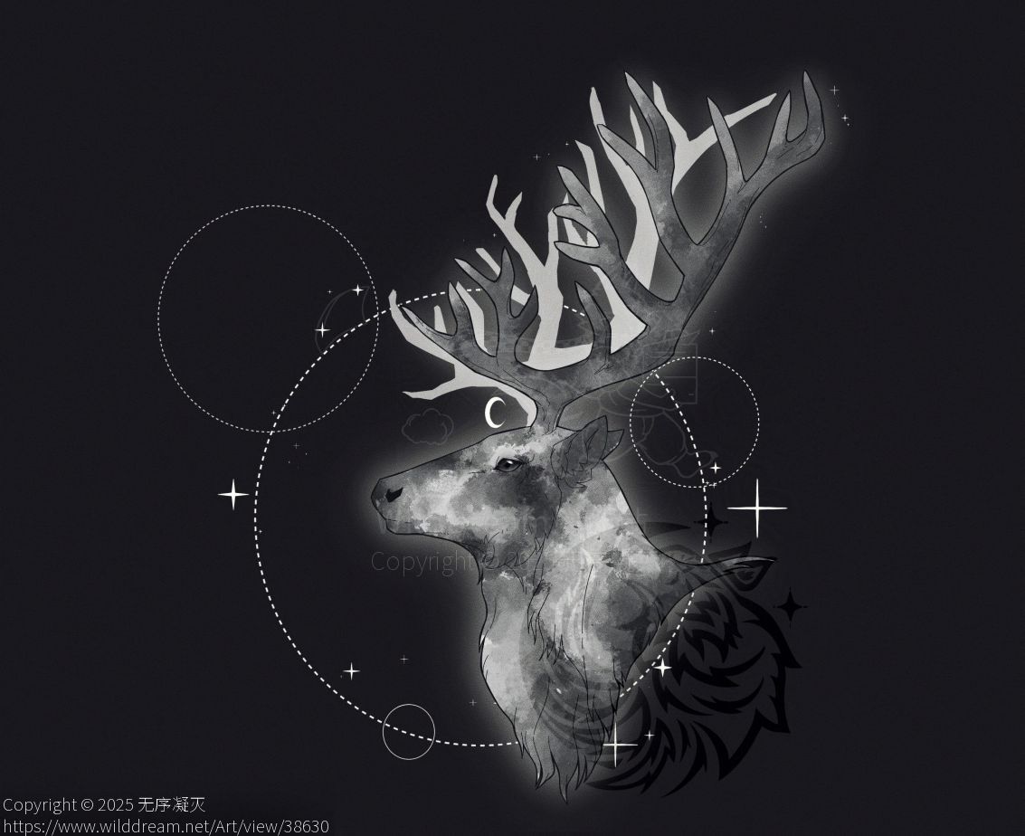 稿件展示 by 无序凝灭, 纯动物, 兽设, 幻想生物, 鹿, 鹿设