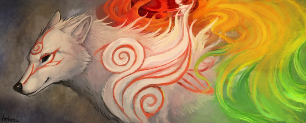 大神白野威 by 迅风掠影, 大神 Okami 同人