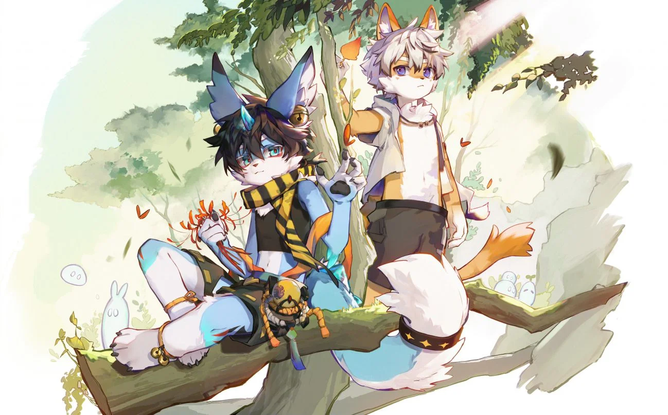 Illsion by 碳块糕, furry, 插画