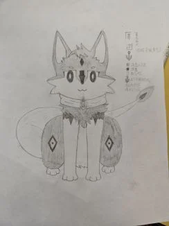 暮汐全身黑白稿
