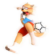 自制MMD Zabivaka 3D兽人正太模型 发布预览3 by StarNoodle495