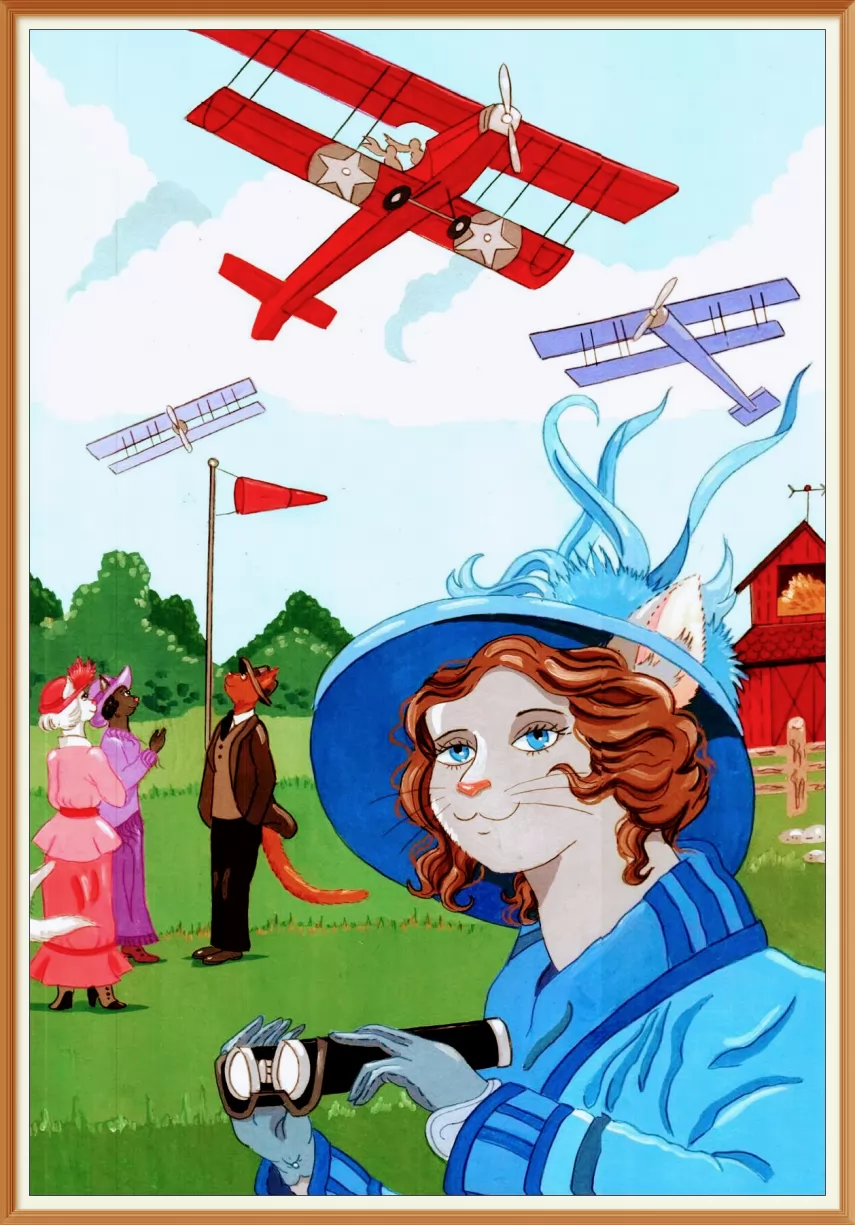 Take To The Sky by FoxyFlapper, airplane, biplane, edwardian, historic, vintage