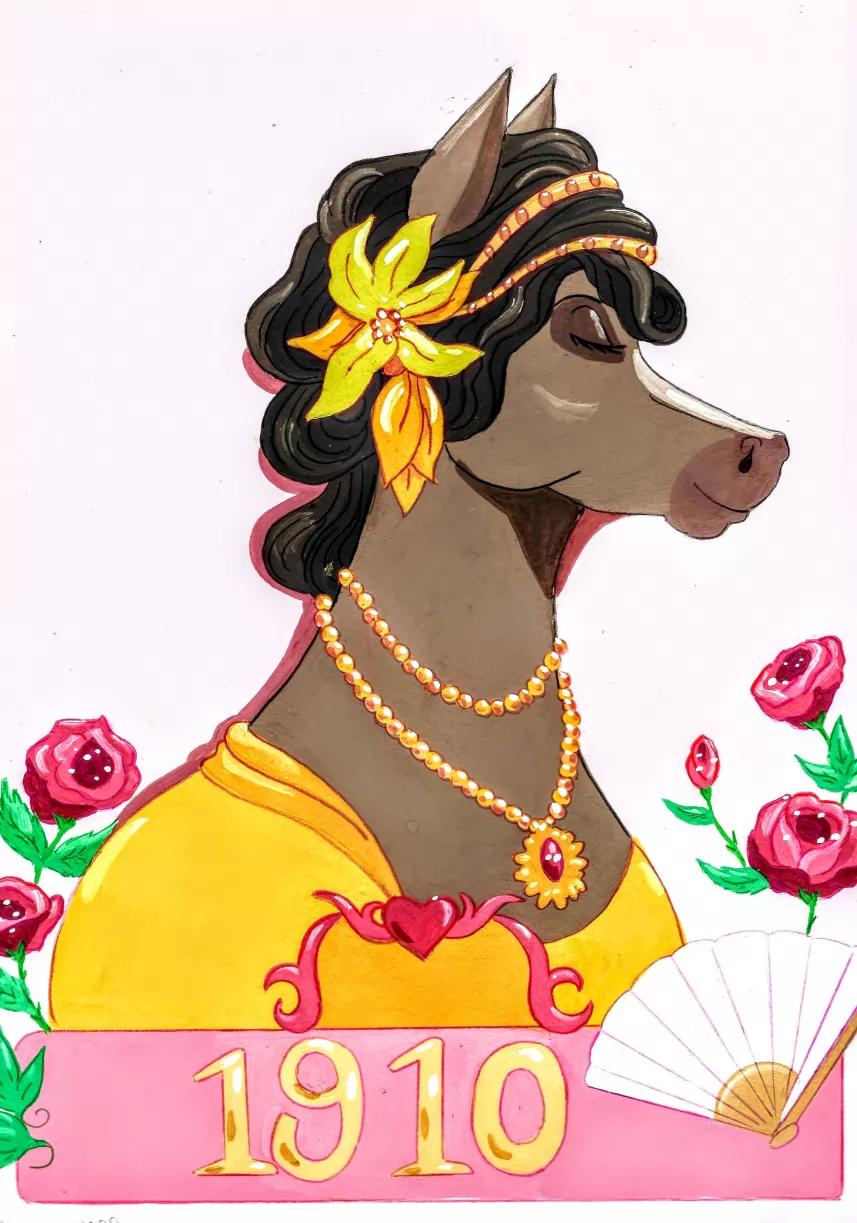 Marigold by FoxyFlapper, edwardian, vintage, historical, horse