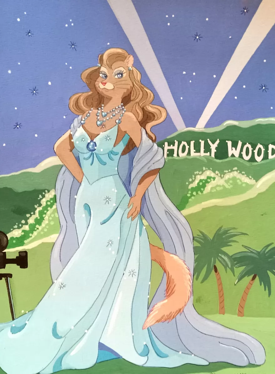 Miss California by FoxyFlapper, california, hollywood, mink, moviestar, movis
