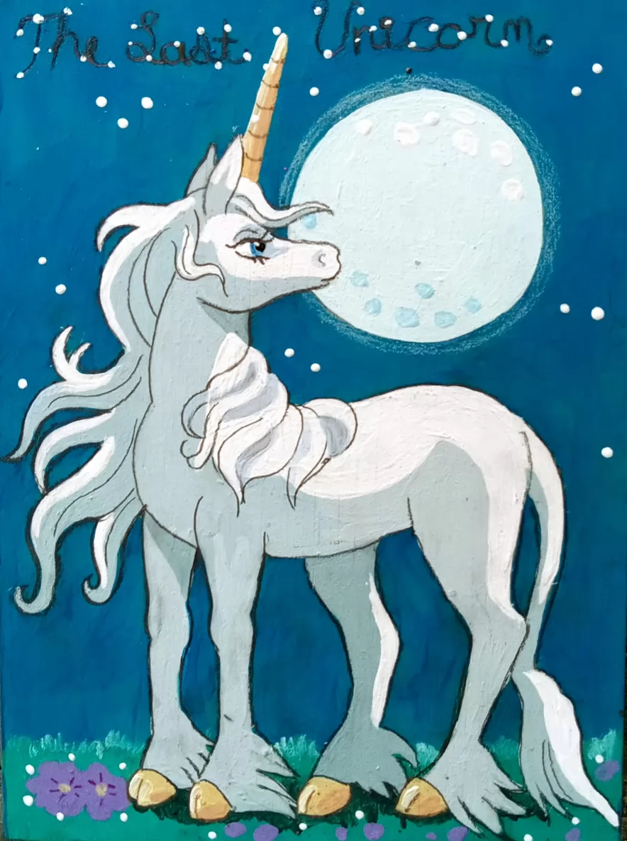 The Last Unicorn by FoxyFlapper, fairytale, fantasy, thelastunicorn, unicorn