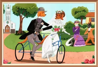 A Bicycle Built For Two by FoxyFlapper
