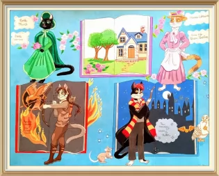 Storybook Kitties by FoxyFlapper