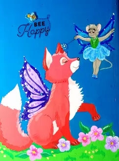 Fairy Tale Wooden Box Back Cover