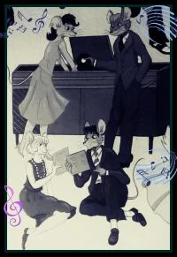 Hi-Fi Stereo Mice by FoxyFlapper