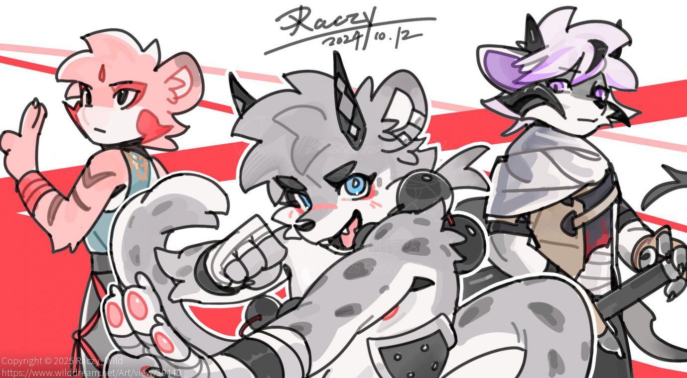 三人小队！ by Raczy_Wild