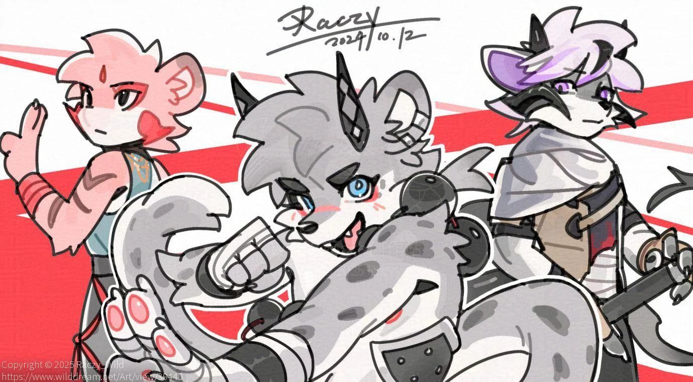 三人小队！ by Raczy_Wild