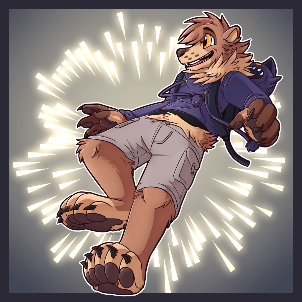 Lex by kstreetalley, animal, anthro, bear, cartoon, character, digital, drawing, furry, mammal, ursine