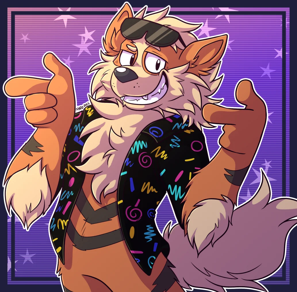 Let's Go! by kstreetalley, animal, anthro, arcanine, canine, character, digital, dog, drawing, pokemon