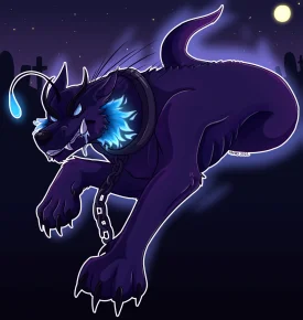 Graveyard Guard Dog by kstreetalley