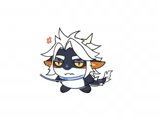 生气QQ仔 by 薄荷味莲肉