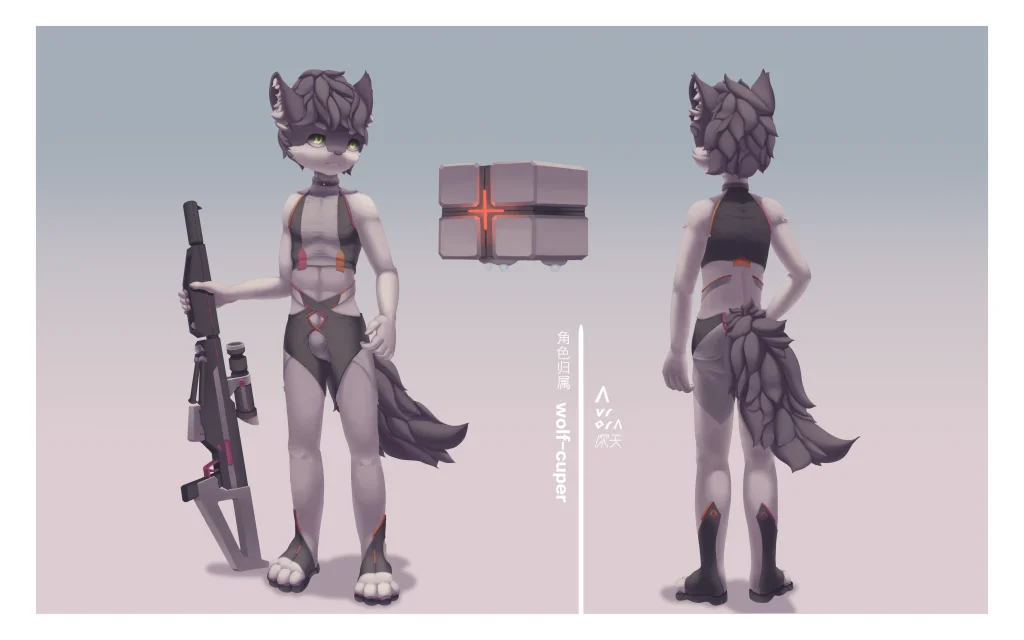 委托-wolf cuper by 深天, 委托, 深天, 狼