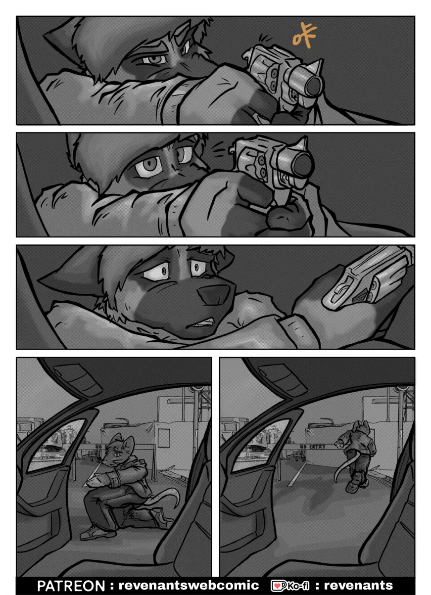 【授权汉化】Revenants | 还魂猎者 #03_12 by 305寝, 德牧, 授权汉化, 漫画, 狗, 还魂猎者, 陶德